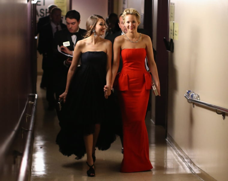 Image: Jennifer Lawrence and Laura Simpson