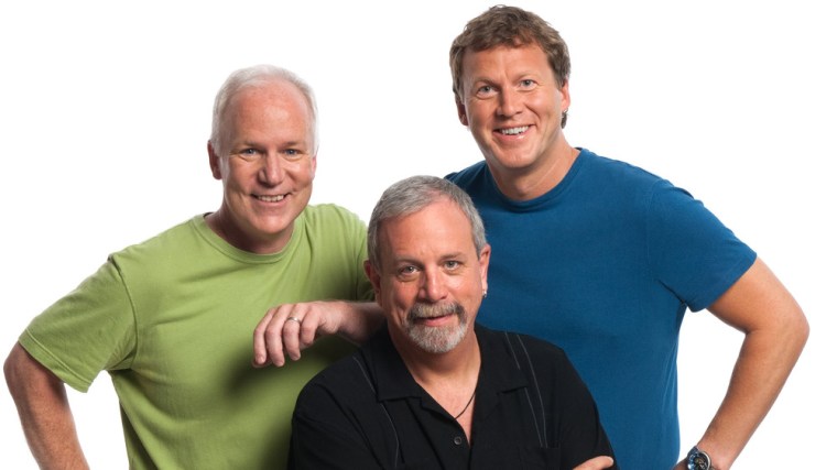 IMAGE: Rifftrax members Bill Corbett, Michael J. Nelson and Kevin Murphy