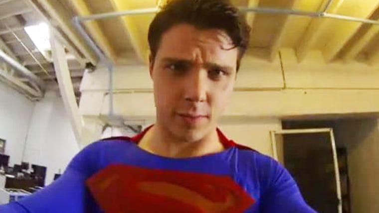 Image: Superman with GoPro