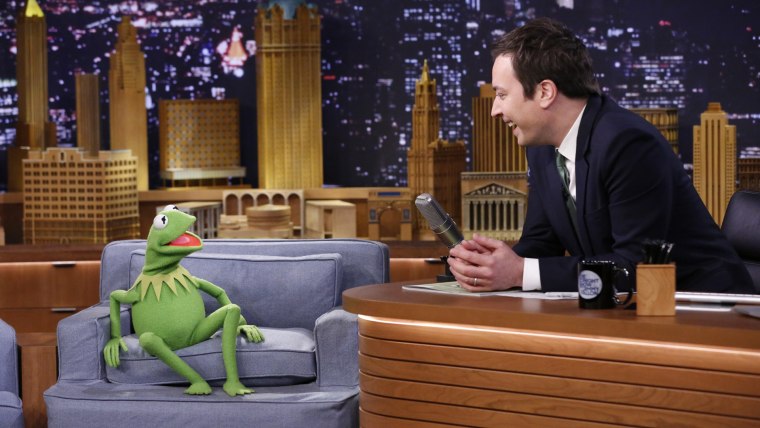 Image: Kermit the Frog, Jimmy Fallon
