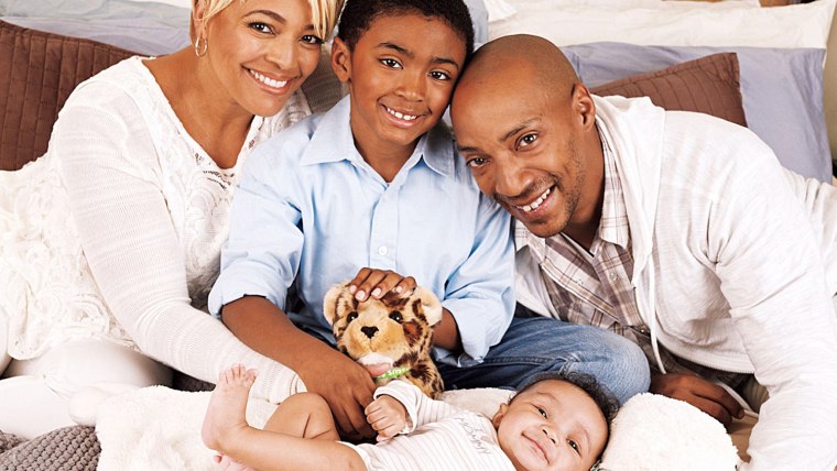 IMAGE: Kim Fields and family