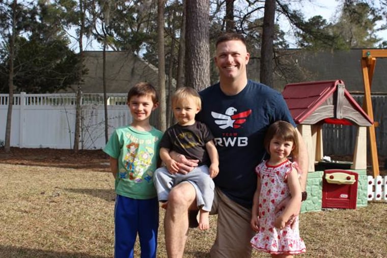 Capt. Tim McCullough, an Army Judge Advocate in Savannah, Ga., has spent months at a time away from his three kids.
