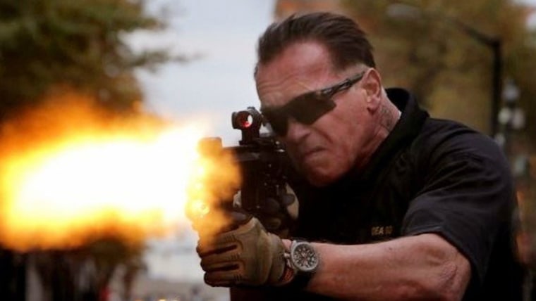 Arnold Schwarzenegger in \"Sabotage.\"
