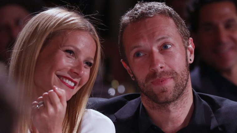 Gwyneth Paltrow, left, and Chris Martin are seen at the 3rd Annual Sean Penn & Friends HELP HAITI HOME Gala on Saturday, Jan. 11, 2014 at the Montage ...