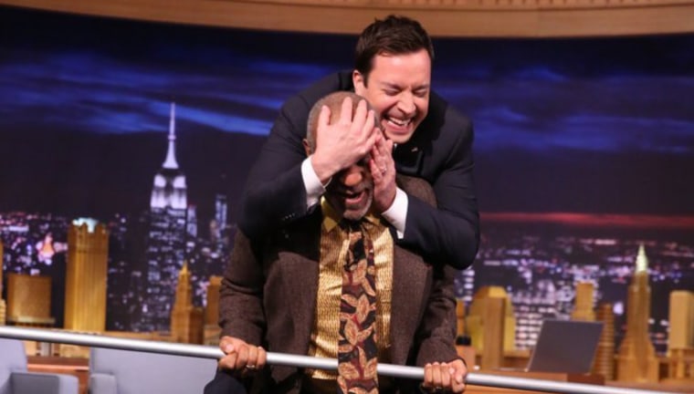 Image: Jimmy Fallon and Bill Cosby