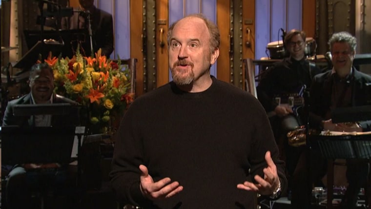 Louis C.K. hosts "Saturday Night Live" on March 29, 2014.