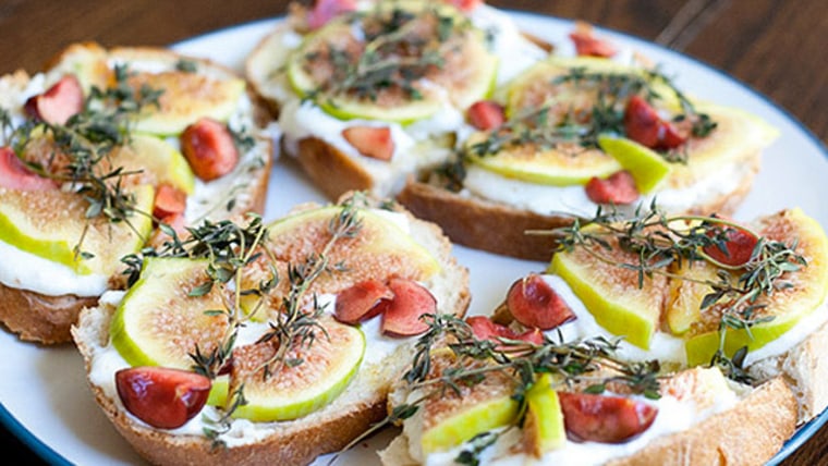 grilled fig toast