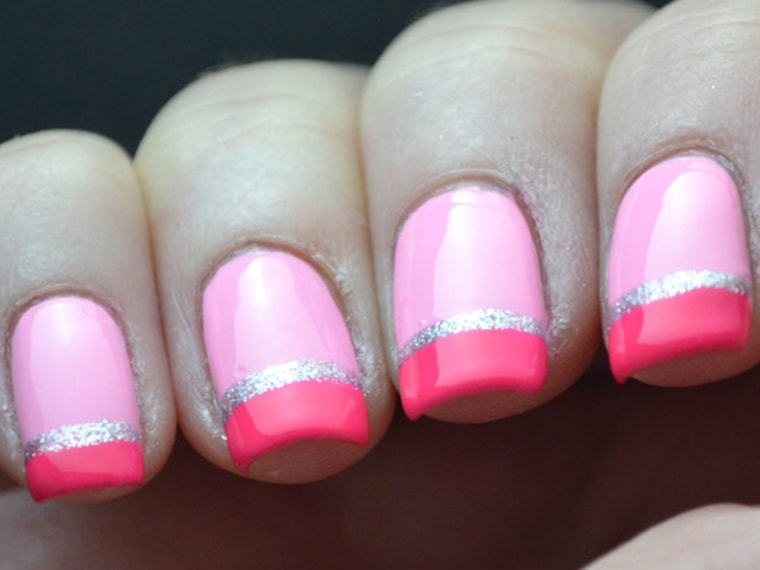 Mixed Pink Nails