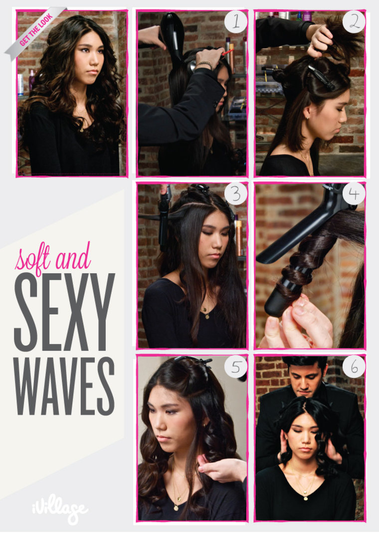 Soft and Sexy Waves: DIY Hairstyles: Easy Step-by-Step Hair Tutorials