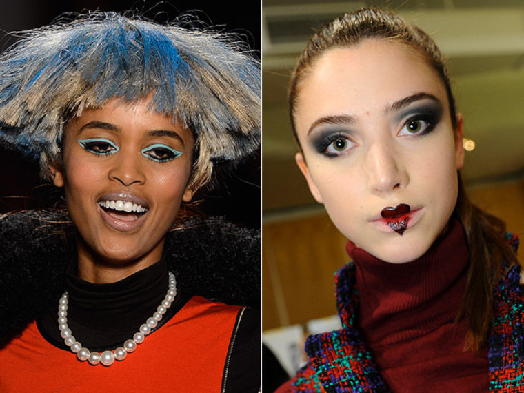 Fashion Week Hair & Makeup Looks That Scare Us