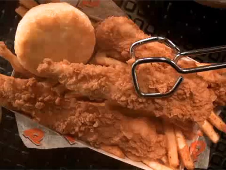 Popeyes Chicken and Waffle Tenders