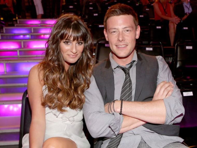 Lea Michele Mourning with Cory Monteith's Family After Actor's Death