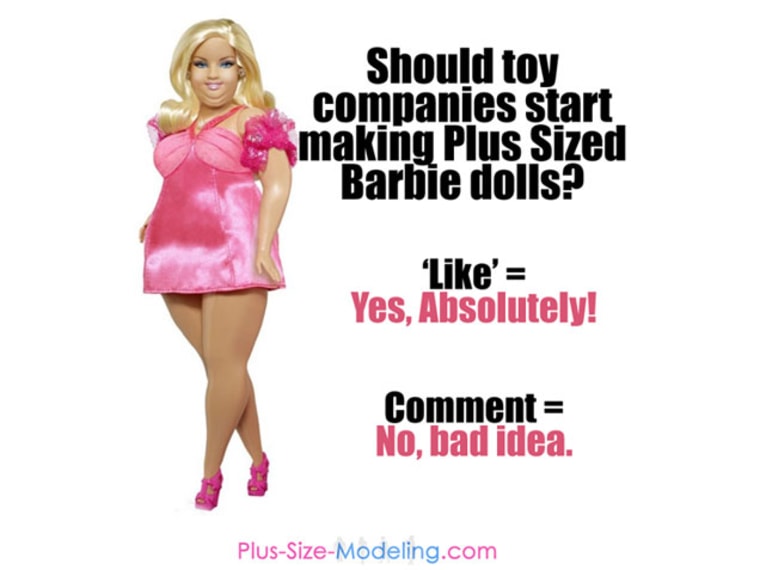 plus size barbie