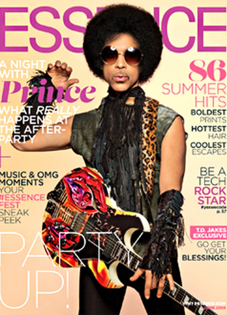 Prince on Essence magazine's cover.
