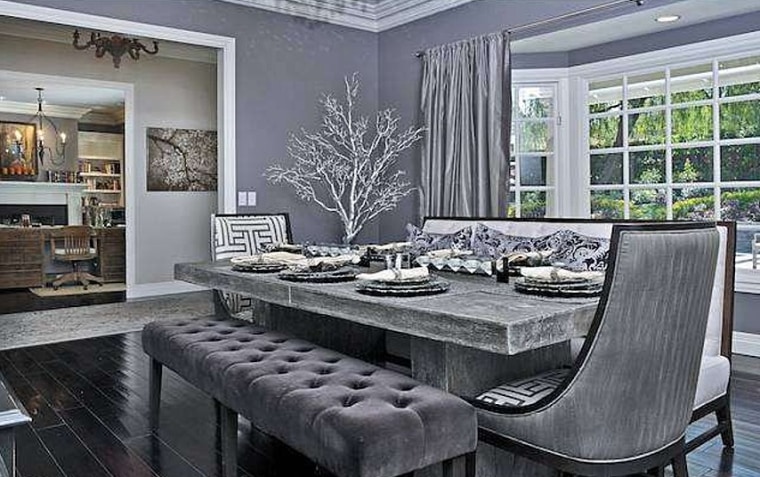 Selena Gomez updated the interior of the home with gray and silvery white tones.