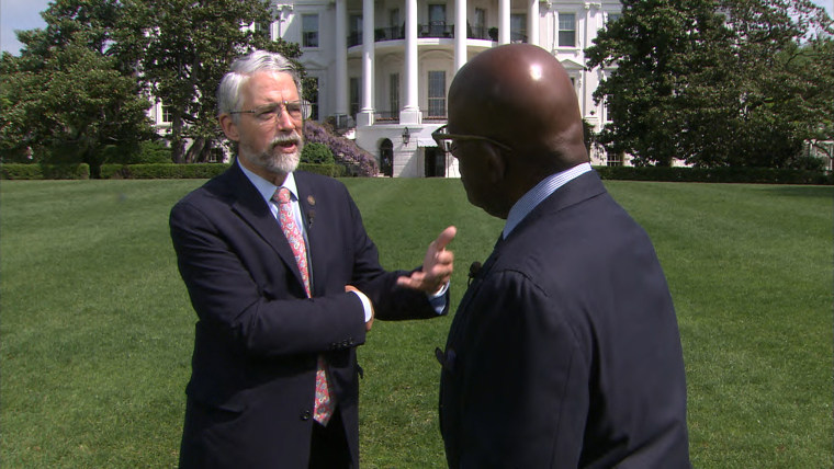 Before his interview with Obama, Al spoke with several top administration officials about the report, including White House science adviser, John Holdren