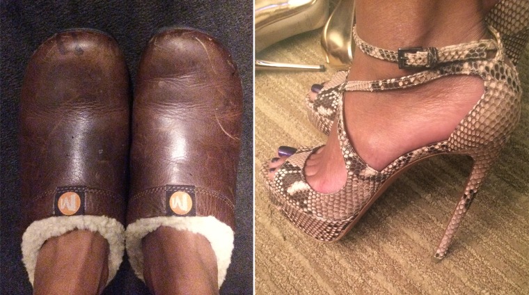 From slippers to stilettos!