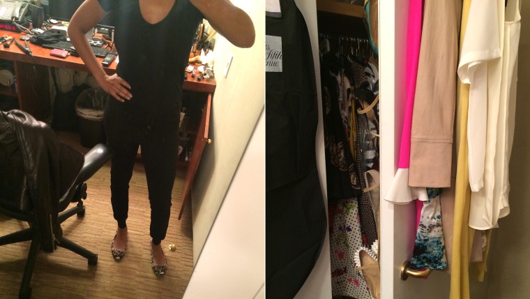 Closet selfie! Inside the wide world of Tamron's outfit options.