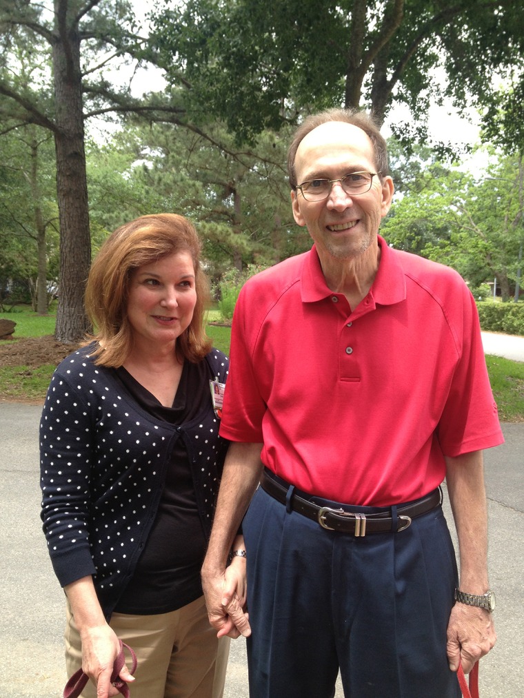 Charlie George and his wife Sandra