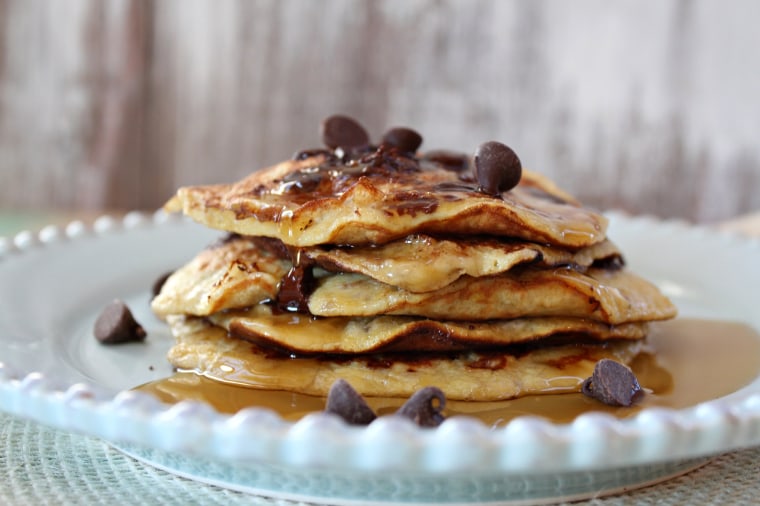 Chocolate chip pancakes