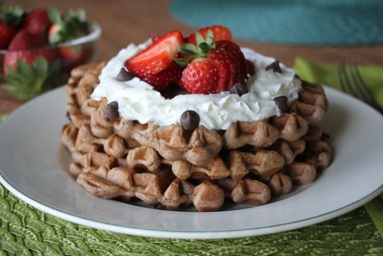 Chocolate chip waffles