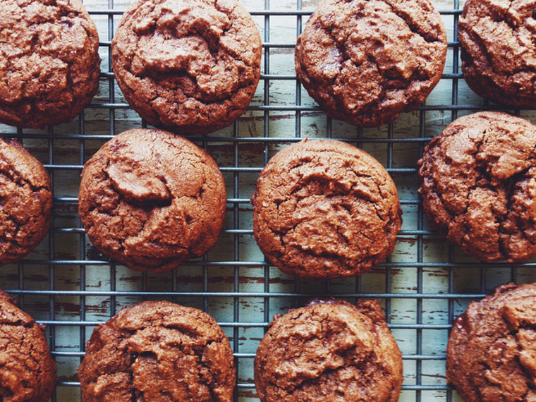 Double chocolate chip cookies