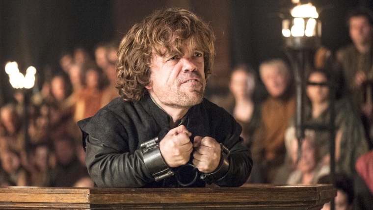 Image: Peter Dinklage as Tyrion Lannister on "Game of Thrones"
