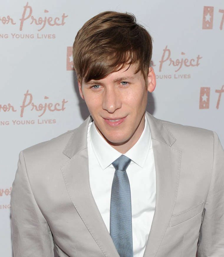 Dustin Lance Black attends the 10th Annual Trevor New York Summer Gala on June 28, 2010 in New York City.  (Photo by Jason Kempin...