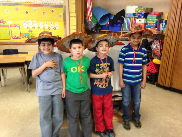 Students from Matthew Jago elementary school who visited Jose Tejas restaurant.