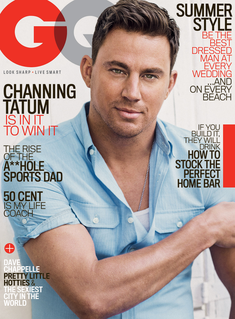 Image: Channing Tatum on the cover of GQ
