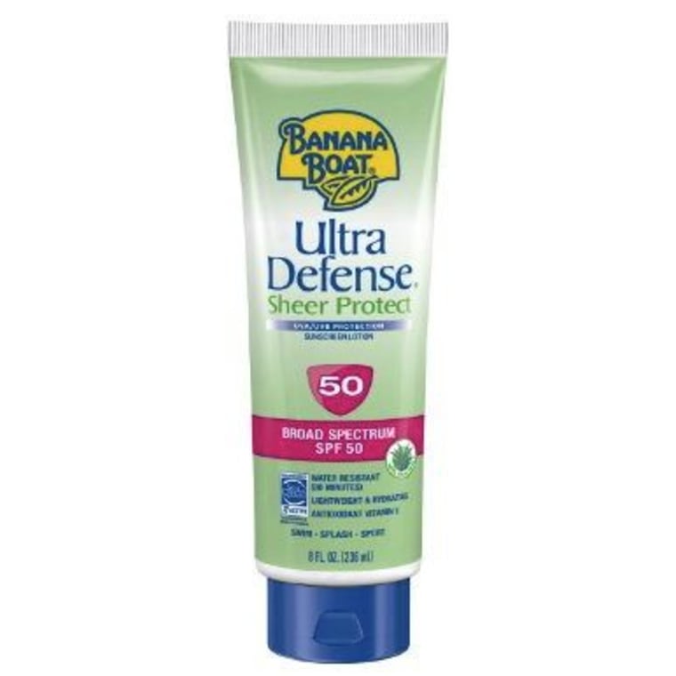 Banana Boat Ultra Defense sunscreen starts at 97 cents per ounce.