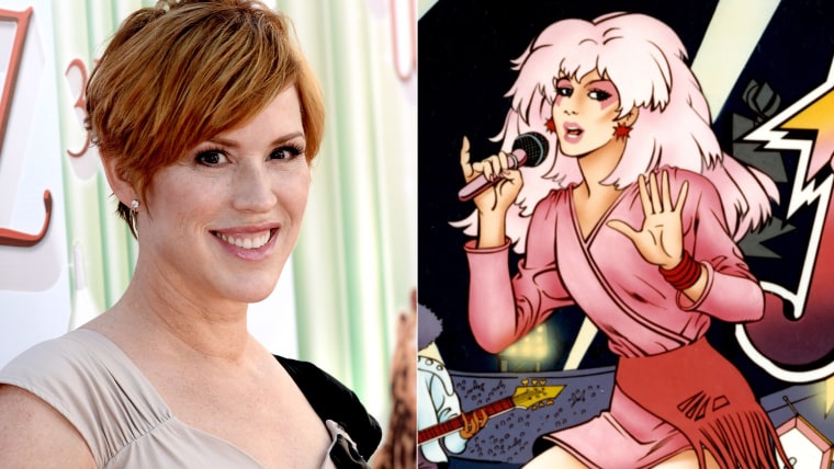 Molly Ringwald joins another strawberry-haired '80s icon in \"Jem and the Holograms.\"