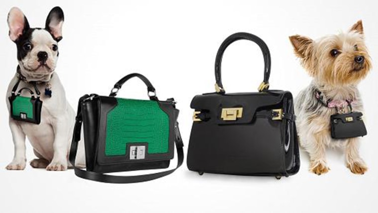 Pawbags are miniature replicas of the four-figure, croc-skin and calf's leather designer bags worn by their owners.