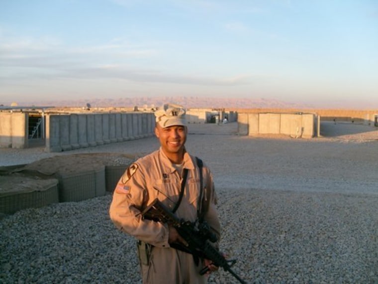 U.S. Army Capt. James Van Thach in Iraq