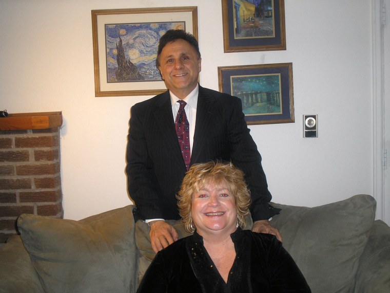 DeAngelis and his fiance, Diane.