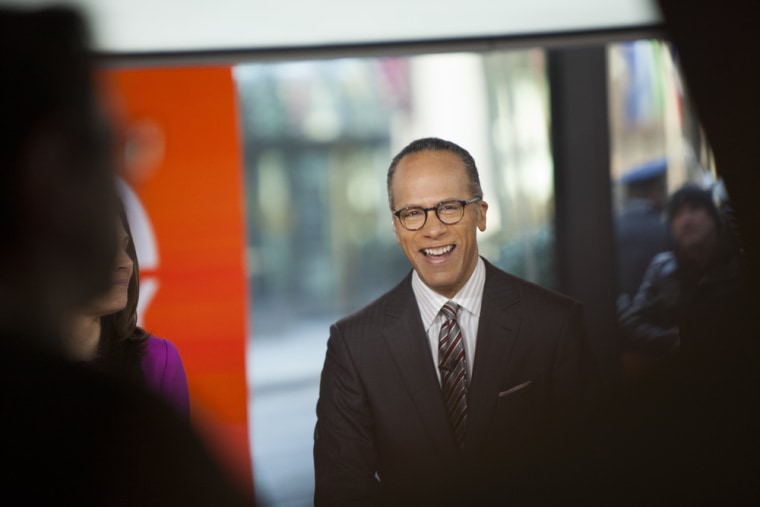 Lester Holt on the TODAY show on March 6, 2014.