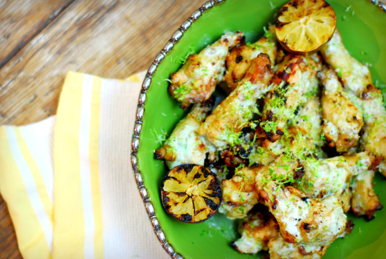 Wasabi-lime chicken wings