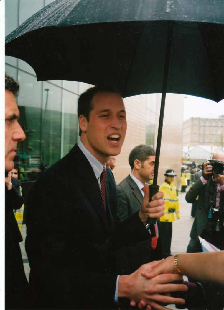 Edwards snapped this picture of Prince William.