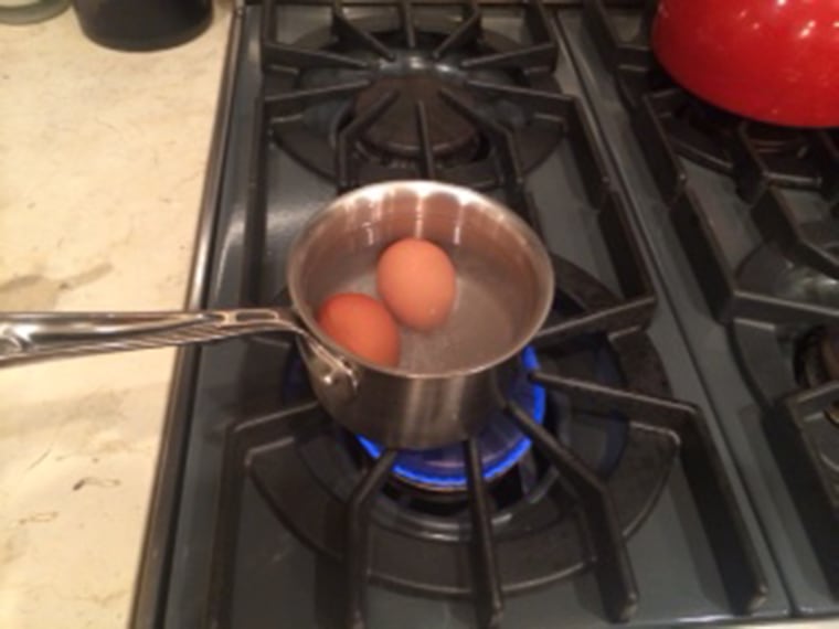 Al Roker's morning hardboiled eggs