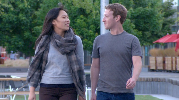 Mark Zuckerberg and Priscilla Chan