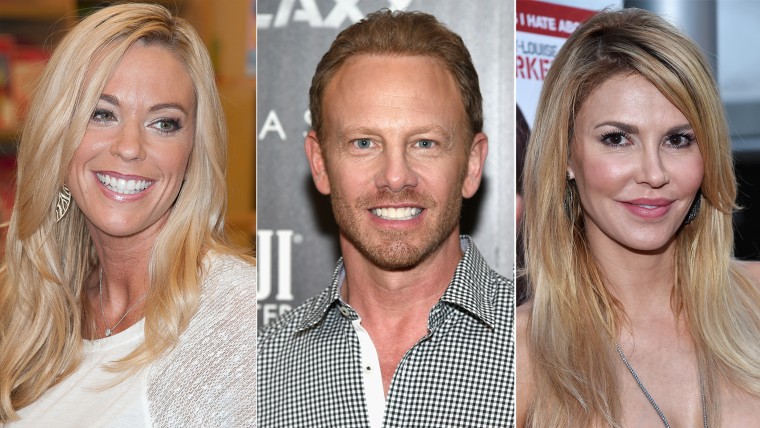 Image: Kate Gosselin, Ian Ziering and Brandi Glanville