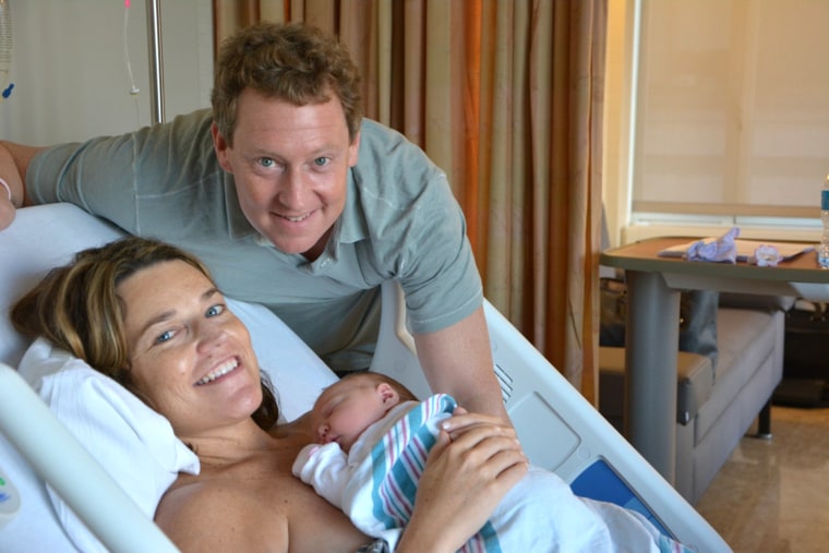 Dear Vale: Welcome to the world, and I hope you get your mother's looks, Mike Feldman tells his daughter.