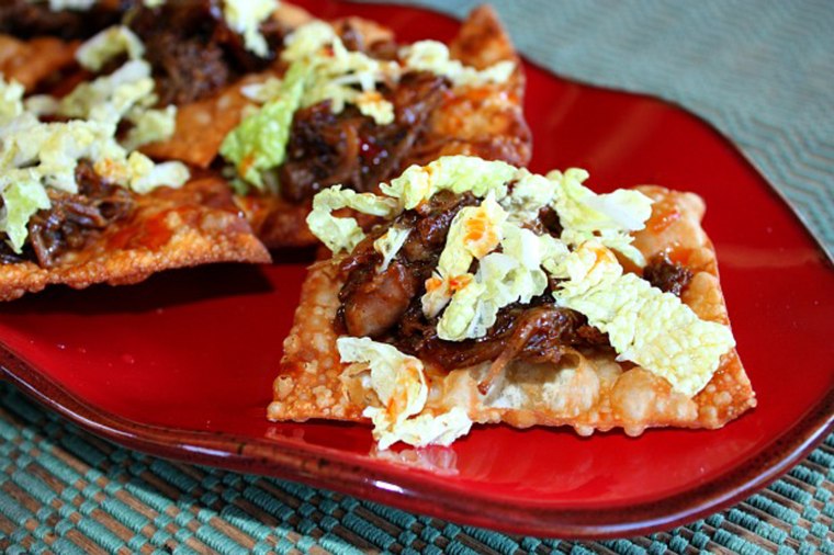Chinese Barbecue Nachos from Recipes for Divine Living