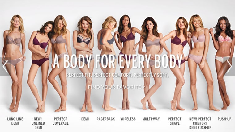 Victoria's Secret altered a recent ad slogan from \"Perfect Body\" to \"A Body for EveryBody\" in the wake of a negative backlash.