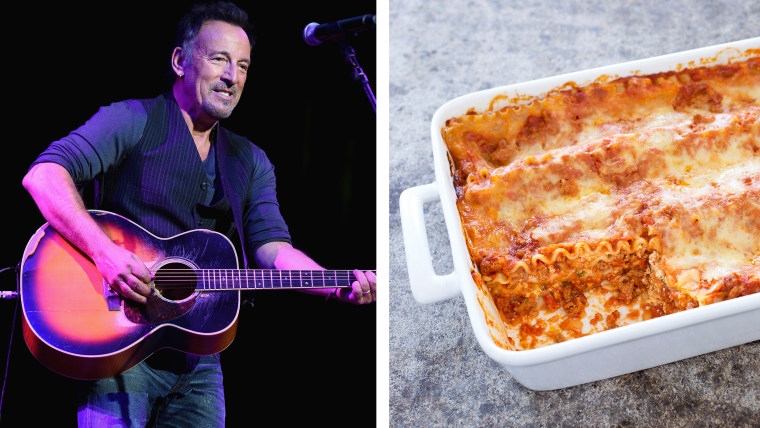 Bruce Springsteen and a fine Italian meal.