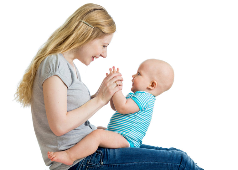cute mother and baby having fun; Shutterstock ID 129587429; PO: TODAY.com