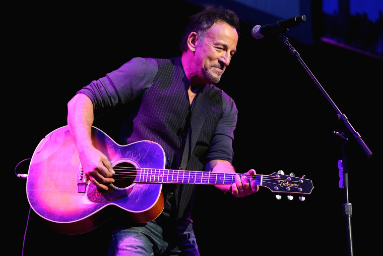 Bruce Springsteen always gives his all onstage; at Stand Up For Heroes he gave even more than that.