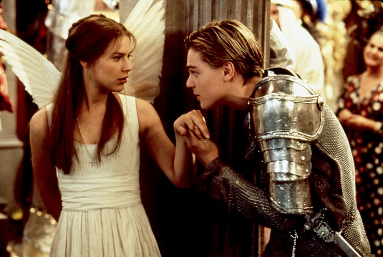 Leonardo DiCaprio and Claire Daines star in \"Romeo and Juliet\"