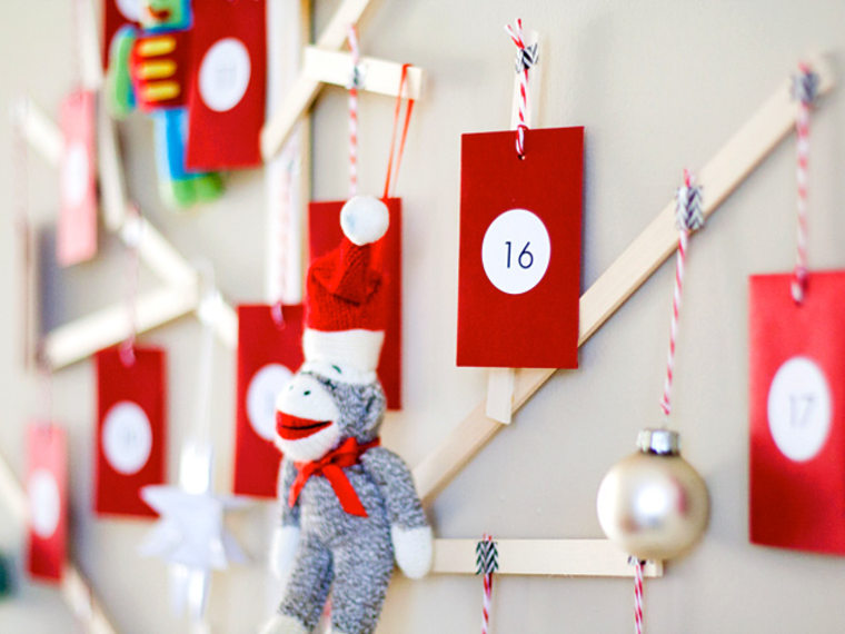 Start your Christmas countdown with this DIY wooden advent tree