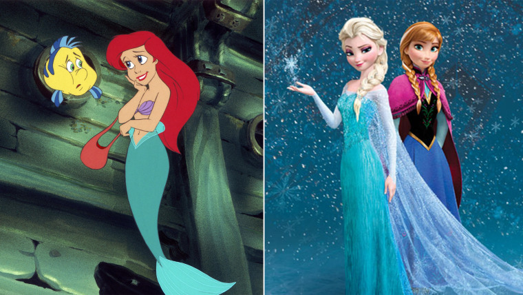 Image: Ariel, Elsa and Anna